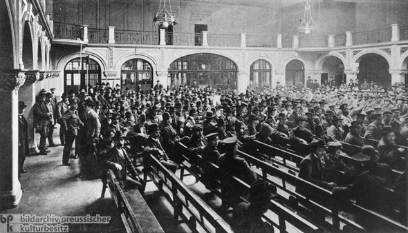 Men at the Employment Office (1913)